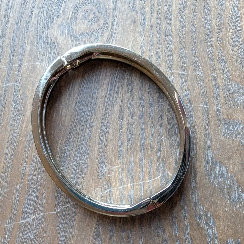 Gold Toned Bangle Cuff Bracelet
